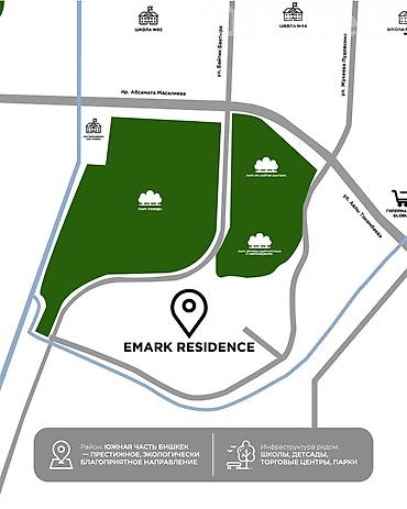 Батирлерди сатуу: Студия, 58 м², Түштүк Магистраль 12 кабат, ПСО (өз алдынча бүтүрүү) — 2