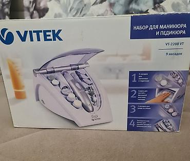 Gözəllik və estetika avadanlığı: VITEK VT-2208 VT manikür və pedikür dəsti - 9 ədəd nasadkalı — 1