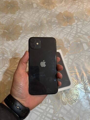 təzə telefonlar: IPhone 11, 64 GB, Qara, Zəmanət