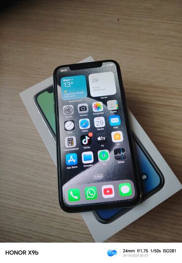 iphone 8 pilus: IPhone X, 64 GB, Space Gray, Simsiz şarj, Sənədlərlə, Zəmanət