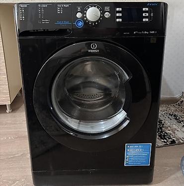 quba paltaryuyan: Paltaryuyan maşın Indesit, 8 kq, İşlənmiş, Avtomat, Qurutmasız, Kredit yoxdur, Ünvandan götürmə — 1