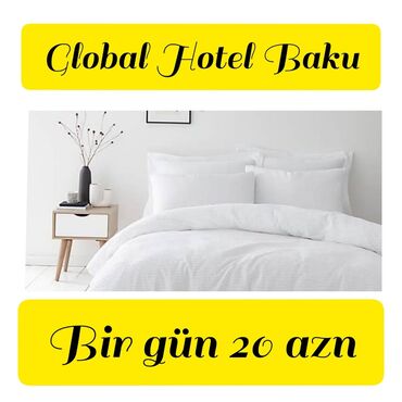 bakıda hostellər: Global Hotel Baku**** Ekonom o: 20 azn Standart o: 30 azn Deluks