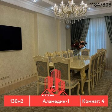 Продажа квартир: 4 комнаты, 130 м², Элитка, 8 этаж