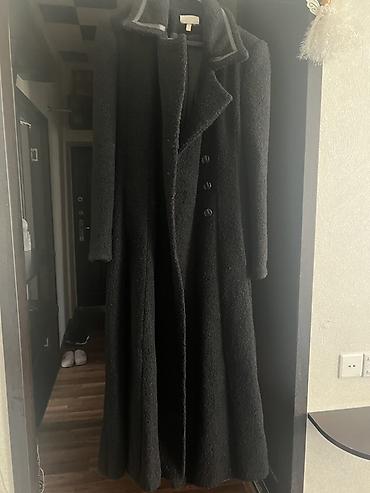 Paltolar: Uzun qadın palto - Rəng: qara - Uzunluq: maxi (ayağa qədər) - Model — 3