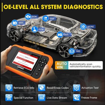 Alati za automobile: NOVO -LAUNCH X431 Creader Elite 2.0 OBD2 Ford GM Chrysler NOVO — 8