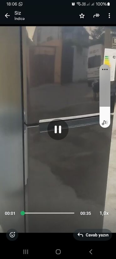 Paltaryuyan maşınlar: 2 qapılı Indesit Soyuducu Satılır, rəng - Qara