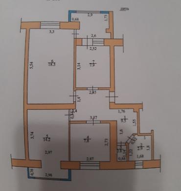 Продажа квартир: 3 комнаты, 63 м², Индивидуалка, 4 этаж, Евроремонт at lalafo.kg — 17 Продажа квартир: 3 комнаты, 63 м², Индивидуалка, 4 этаж, Евроремонт — 17