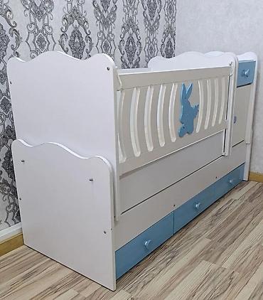 tul besik: Az işlənmiş Uşaq beşiyi - Heç bir problemi yoxdur - Rəng: ağ və açıq — 2