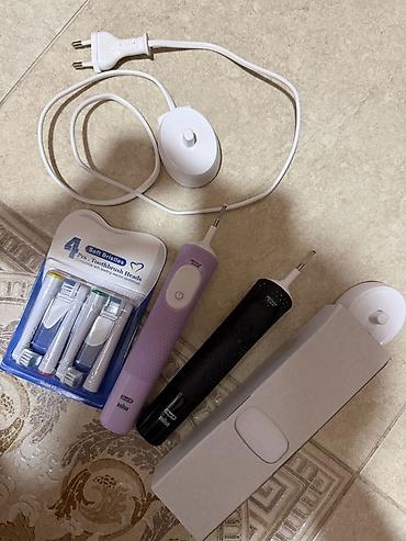 одноразовые щетки: Электрические зубные щётки Oral-B (Braun) с аксессуарами Комплектация — 1