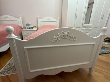 Yataq otağı dəstləri: İkinəfərlik çarpayı, Dolab, Komod, Termo, Türkiyə, İşlənmiş — 11