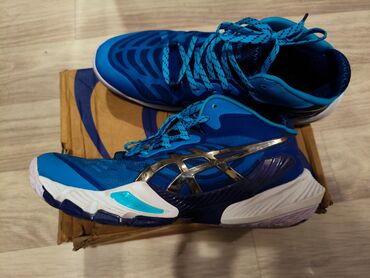 обувь для фитнеса: Кроссовки, 44, Asics, Новый, цвет - Синий, Платная доставка