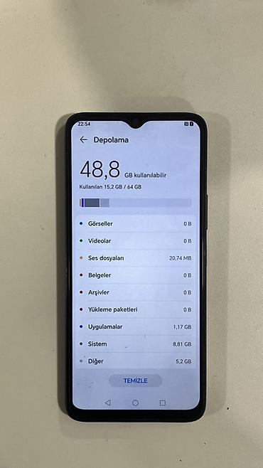 poco x5: Honor X5, 64 GB, rəng - Qara, Barmaq izi — 7