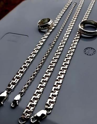 Серебряные цепочки: Делаю на Заказ Серебро Цепи и Браслеты Всё делается at lalafo.kg — 15 Серебряные цепочки: Делаю на Заказ Серебро Цепи и Браслеты Всё делается — 15