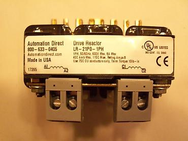Генераторы: Однофазный дроссель AutomationDirect LR-21P0-1PH, до 600В, 8А 230v — 2