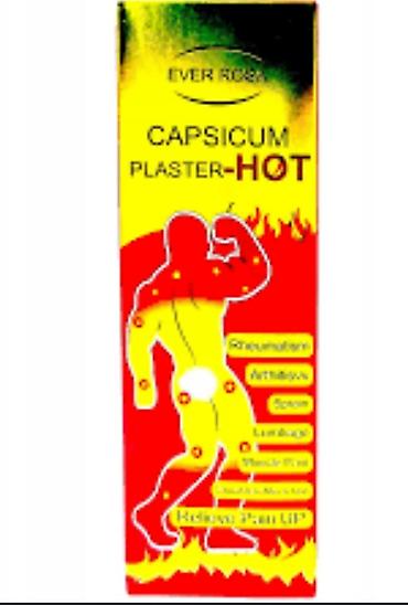toplomer na celo: Ever Rosa Capsicum Plaster – HOT flasteri za zagrevanje i ublažavanje — 1
