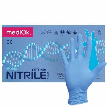 Медтовары: Перчатки нитриловые MediOk (Top Glove Sdn Bhd, Малайзия) Размеры L