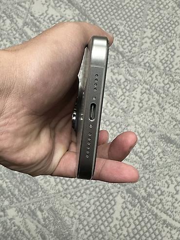 Мобильные телефоны: IPhone 15 Pro Max, Б/у, 512 ГБ, Natural Titanium, Защитное стекло, Коробка, В рассрочку, 86 % — 6
