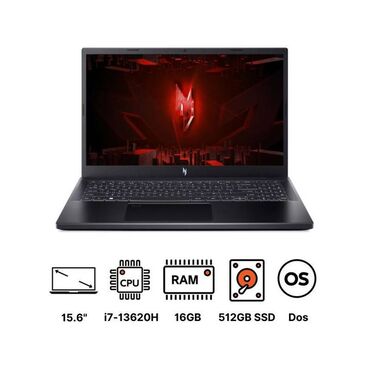 Acer: Yeni Acer Nitro, 15.6 ", Intel Core i7, 512 GB, Ünvandan götürmə, Pulsuz çatdırılma