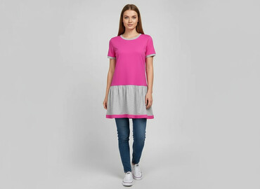 sukienki dla babci allegro: Women`s tunic, size S