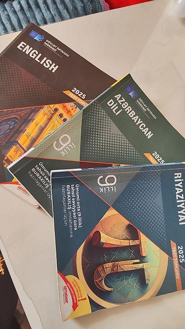 Testlər: DİM “Abituriyent” seriyasından 2025 test toplusu kitabları dəsti — 1