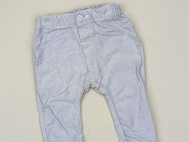 spodnie dla chlopca: Niemowlęce spodnie materiałowe, 0-3 m, 56-62 cm, H&M, stan - Dobry