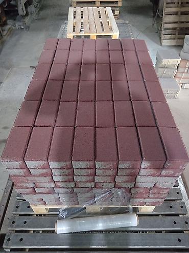 Kərpiclər: Vibropress daş səki plitələri Məhsul: Beton vibropress səki plitələri — 5