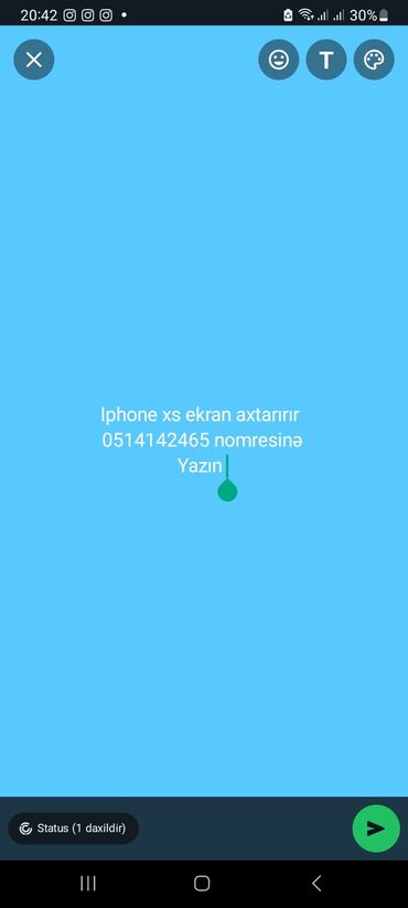 kontakt home işlənmiş telefonlar: IPhone 16 Plus, 1 TB, Desert Titanium, Zəmanət, Kredit, Qırıq