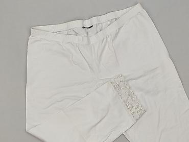 leginsy biale: Legginsy Krótkie damskie, rozmiar L — 1