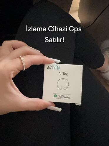 GPS naviqatorlar: Airtmy N Tag itələmə cihazı. Apple Find My ilə işləyir. Əşyalarınızı