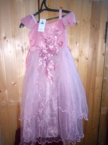 plate 8 10 let: Детское платье, цвет - Розовый, Новый