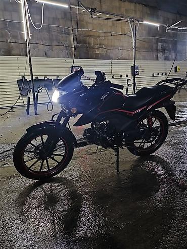 neon isiq: Model: Tufanan M-50N tərzində şəhər tipli motosiklet - Rəng: mat — 1