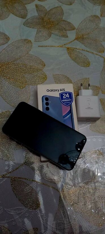 samsung m6710 beat disc: Samsung Galaxy A15, 128 GB, rəng - Göy, İki sim kartlı, Face ID, Sensor