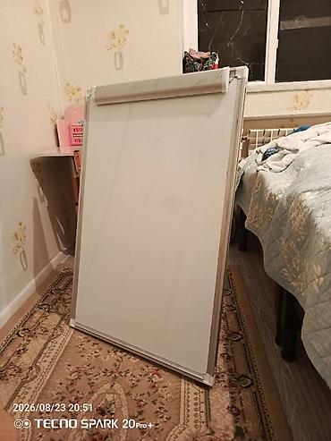 Uşaq dünyası: Flipchart daska satilir ayaqlari ustunde olur uzunu 85 eni 55 az — 8