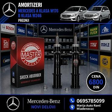 Sistem upravljanja i oslanjanja: AMORTIZERI MERCEDES A B KLASA W176 W246 PREDNJI I ZADNJI | — 2