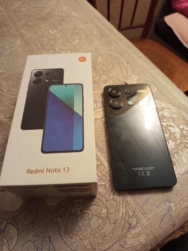 Xiaomi: Xiaomi Redmi Note 13, 256 GB, rəng - Qara, 
 Barmaq izi