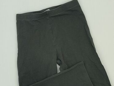 sukienka letnia czarna w kwiaty: Legginsy dziecięce, H&M, 9 lat, 128/134, stan - Dobry