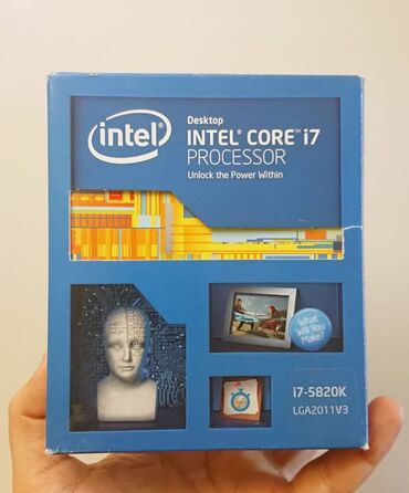 Prosessorlar: Prosessor Intel Core i7 5820k, 3-4 GHz, İşlənmiş