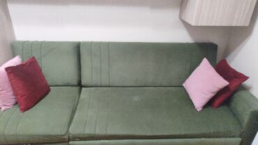 дачная мебель баку: Угловой диван, Б/у, Раскладной, Велюровая ткань, Нет доставки