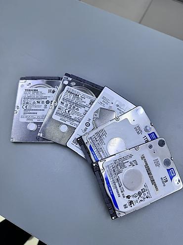 Накопитель для ПК, Б/у, HDD, 1 ТБ, 2.5"