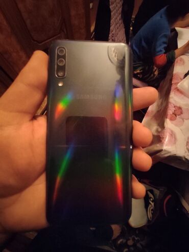 Apple iPhone: Samsung Galaxy A50, цвет - Черный, Отпечаток пальца