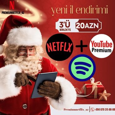 Digər TV və video məhsullar: *🎬 Netflix Premium – İndi Daha Ucuz!* Bir çox dildə altyazı və