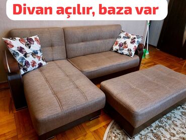tv alti mebel: Угловой диван, Б/у, Раскладной, С подъемным механизмом, Нет доставки
