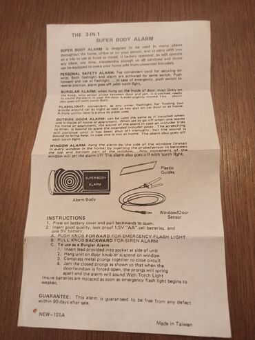 Ostala elektronika: Kvalitetan mini alarm za zaštitu objekata od upada kroz vrata ili na lalafo.rs — 9 Ostala elektronika: Kvalitetan mini alarm za zaštitu objekata od upada kroz vrata ili — 9