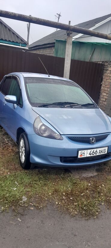 смарт авто: Honda Fit синего цвета, компактный и экономичный автомобиль. Отлично