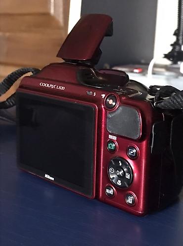 iphone x satis: Nikon COOLPIX L820 rəqəmsal fotoaparat - Rəng: Tünd qırmızı (bordo) — 3