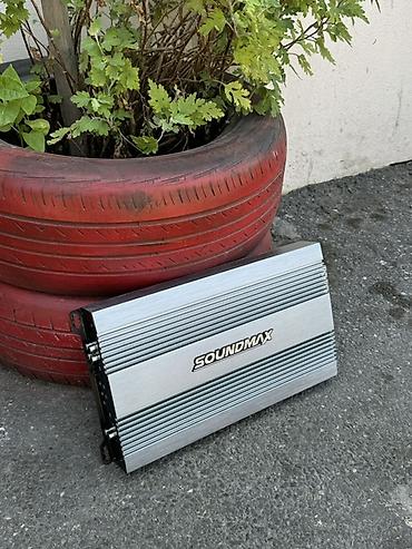 soundmax 5500: SOUNDMAX avtomobil gücləndiricisi - Korpus: fırçalanmış alüminium — 1