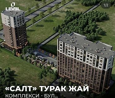 50: 1 комната, 50 м², Токольдош Элитка, 13 этаж, ПСО (под самоотделку) — 3