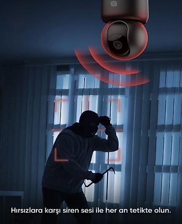 Фото и видеокамеры: Ağıllı Daxili Təhlükəsizlik Kamerası – 2K QHD Alınıb isdifade — 5