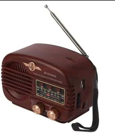 автомобильная рация: FM radio в ретро стиле блютуз, поддержка usb флеш, sd card. Зарядка