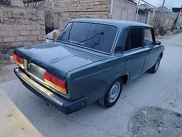 VAZ (LADA): VAZ 2107 sedan - Kuzov: klassik 4 qapılı sedan, tünd yaşıl rəng - Ön — 9